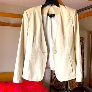 Theysken’s theory lamb skin blazer size 6/40